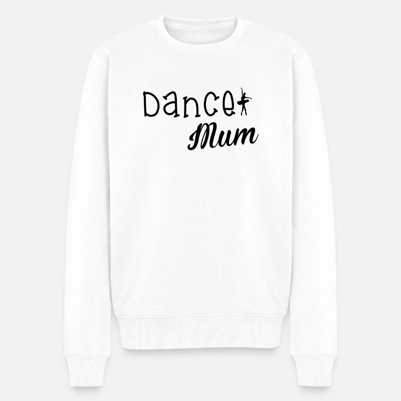 Dance Mum - Pull Premium bio Homme - blanc