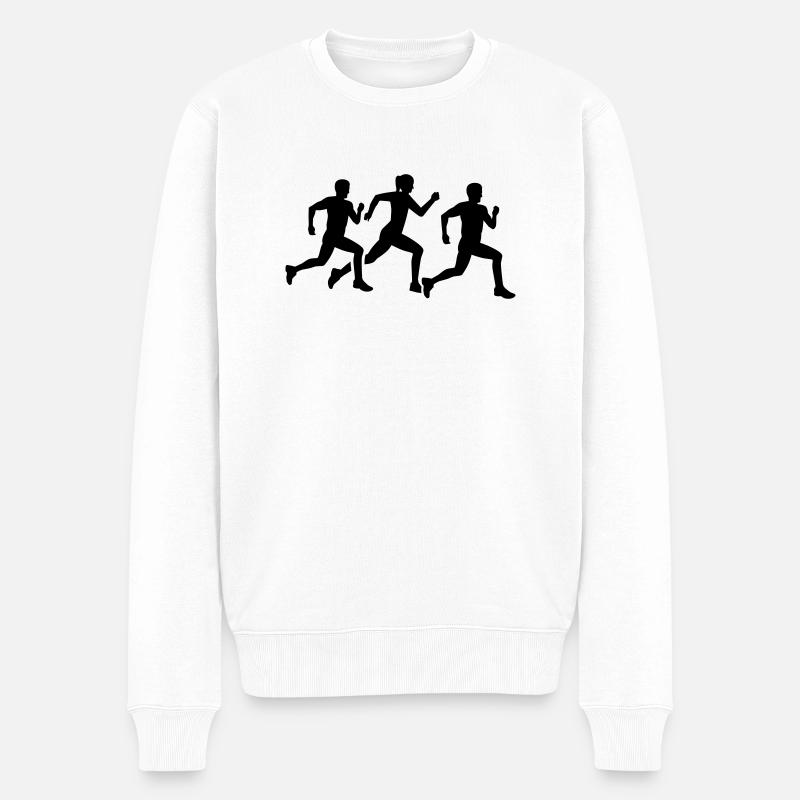 Courir - Pull Premium bio Homme - blanc