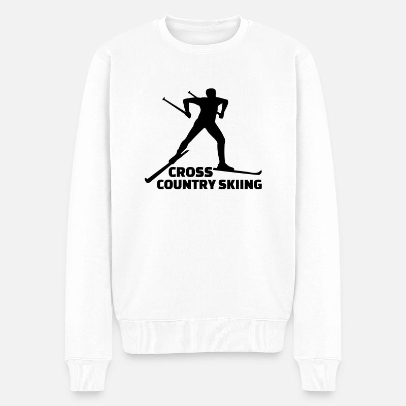 Cross country skiing - Pull Premium bio Homme - blanc