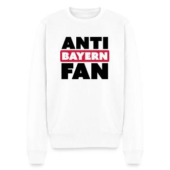 ANTI BAYERN FAN - Männer Premium Bio Pullover - Weiß - Vorne - Thijin (182cm)