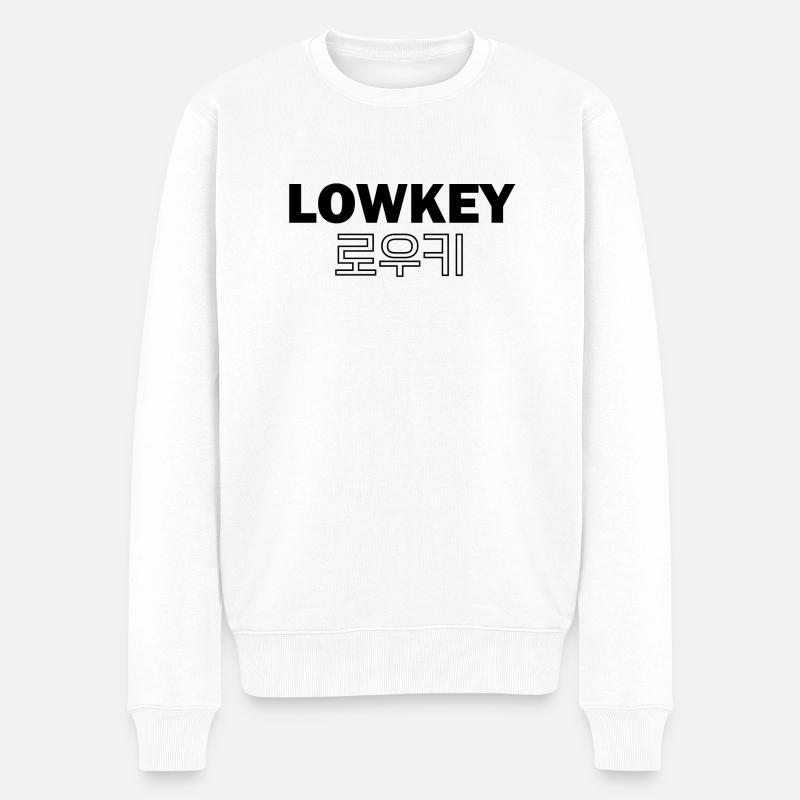 LOWKEY Corée - Pull Premium bio Homme - blanc