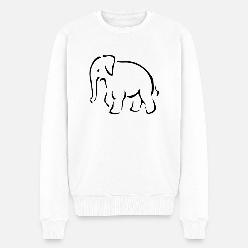 Mammut - Männer Premium Bio Pullover - Weiß