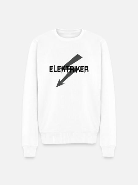 Elektriker - Männer Premium Bio Pullover - Weiß