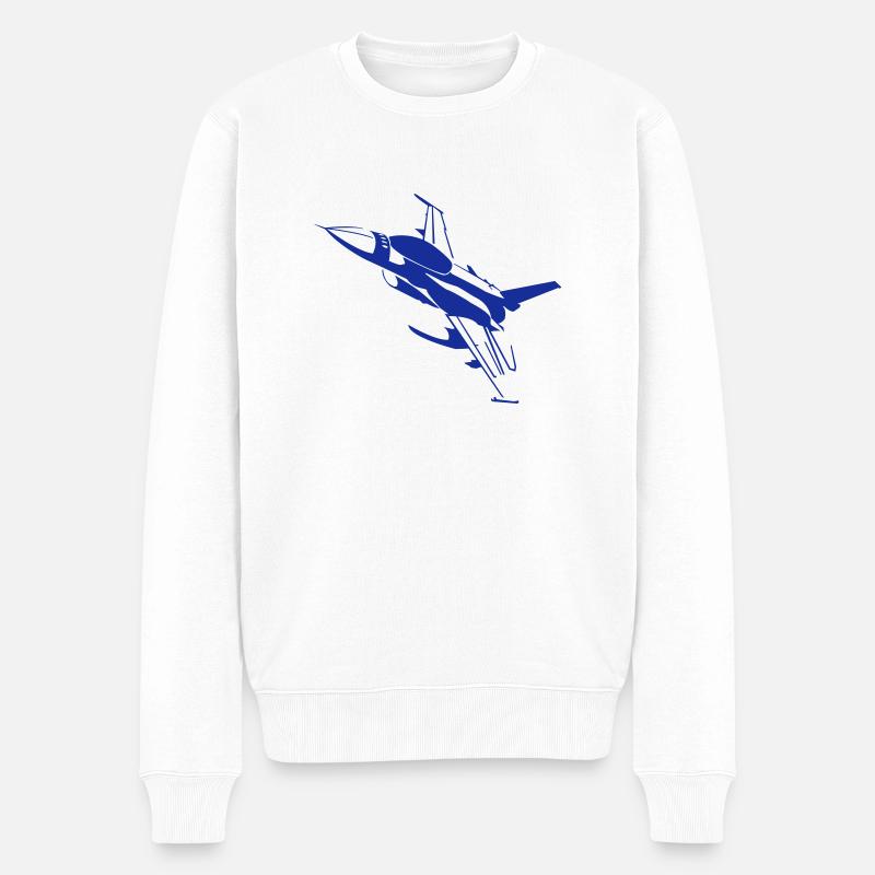 F16 - Pull Premium bio Homme - blanc