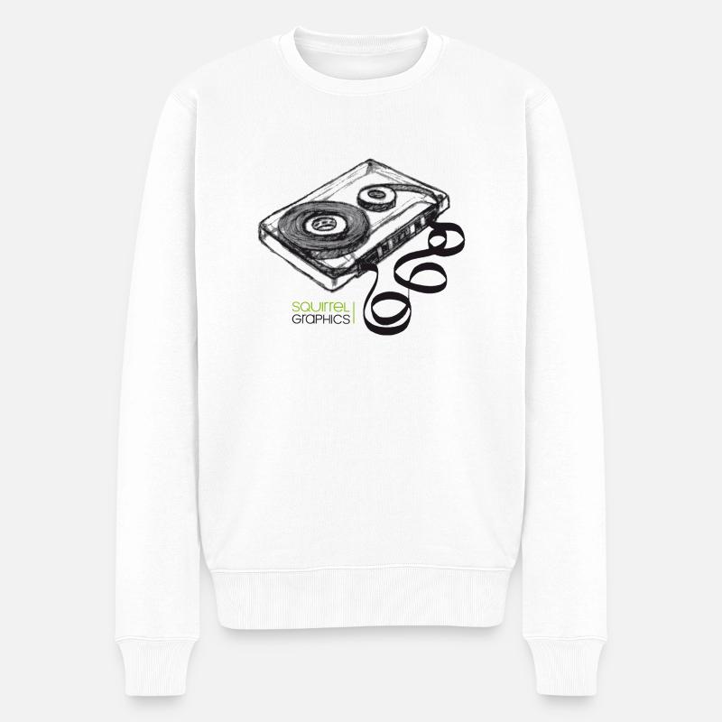 Cassette 1 - Pull Premium bio Homme - blanc