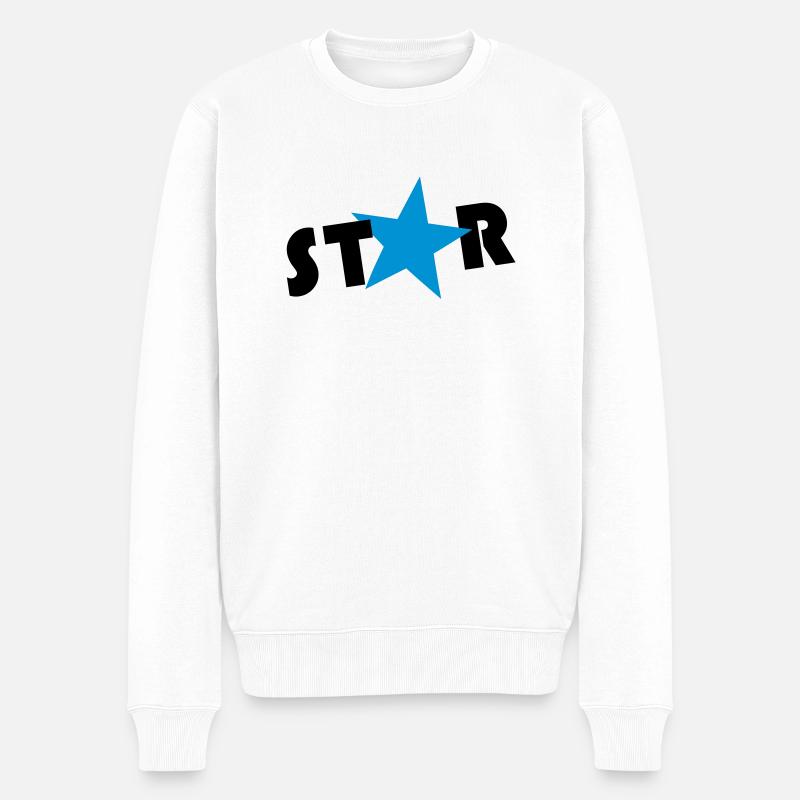 star - Pull Premium bio Homme - blanc