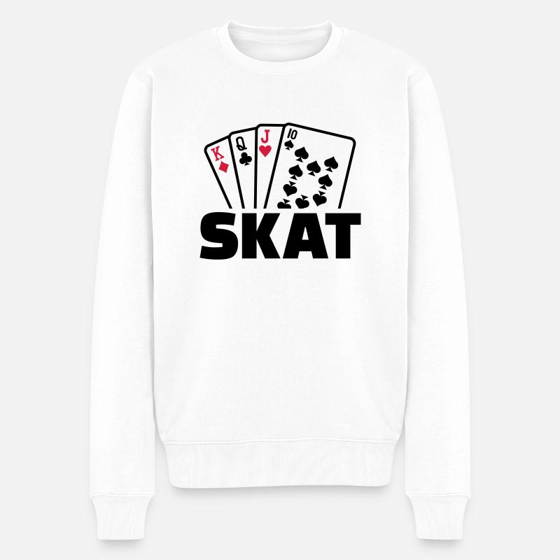 Skat - Pull Premium bio Homme - blanc