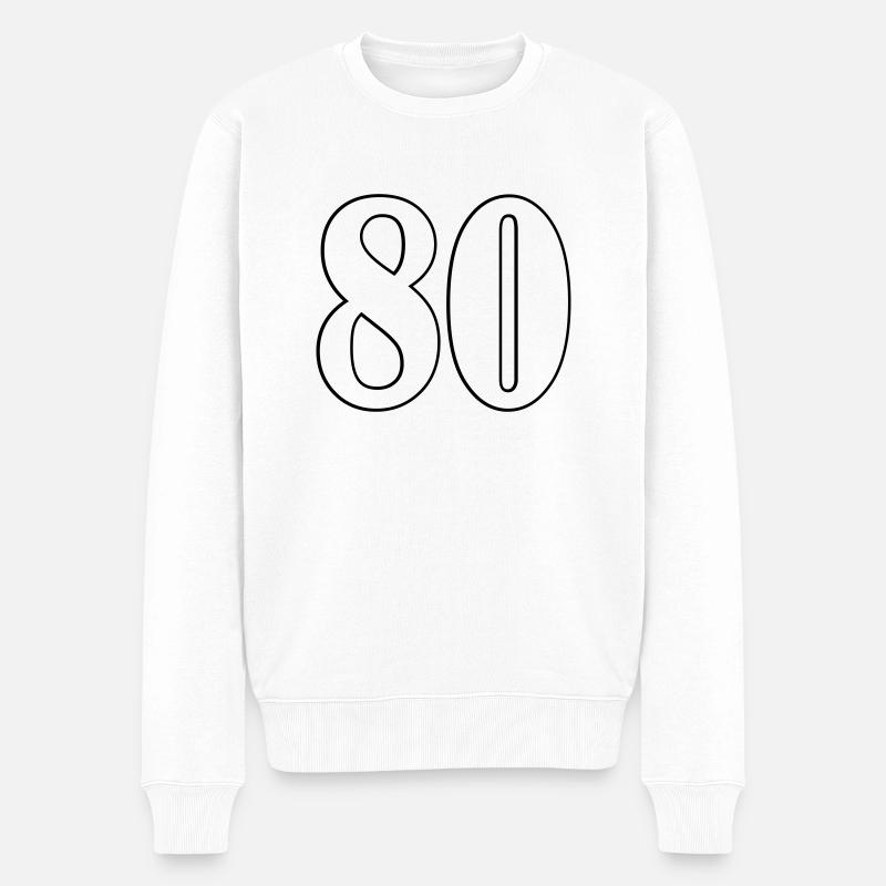 80 - Pull Premium bio Homme - blanc