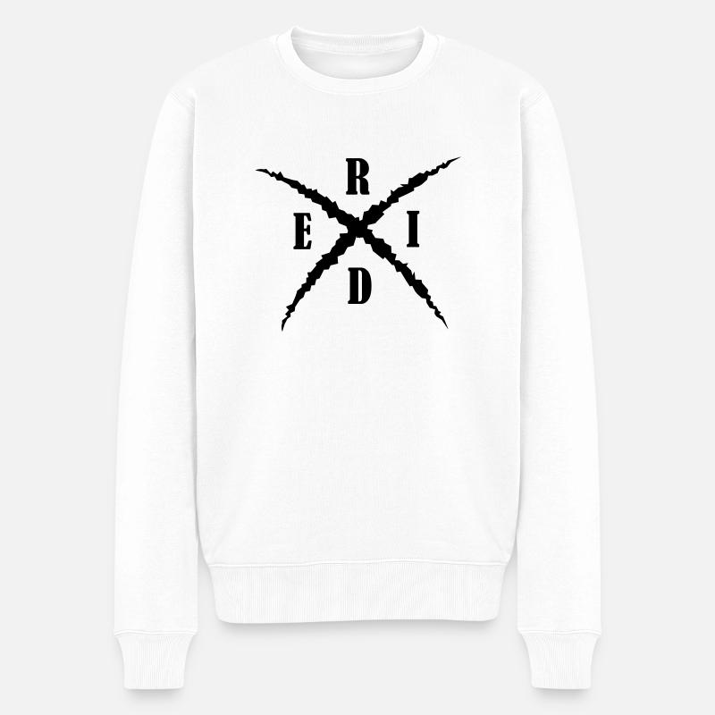 ride_001 - Pull Premium bio Homme - blanc