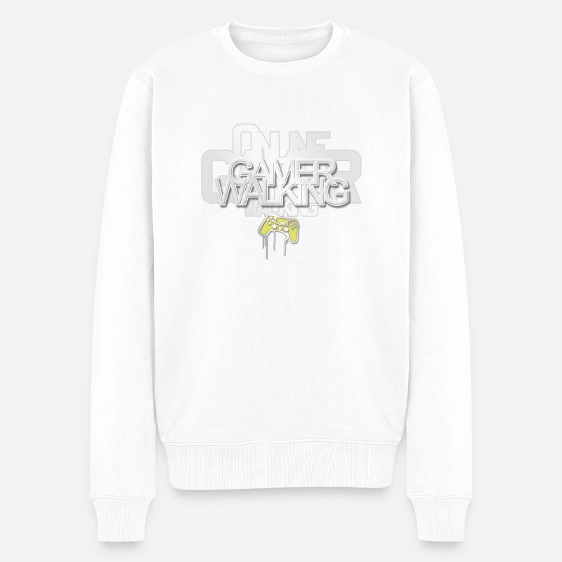 Marche des joueurs - Pull Premium bio Homme - blanc