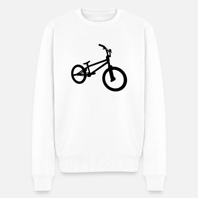 bmx - Pull Premium bio Homme - blanc
