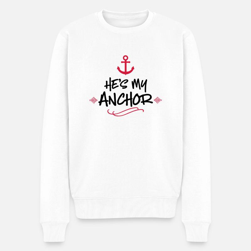 mariage - Pull Premium bio Homme - blanc