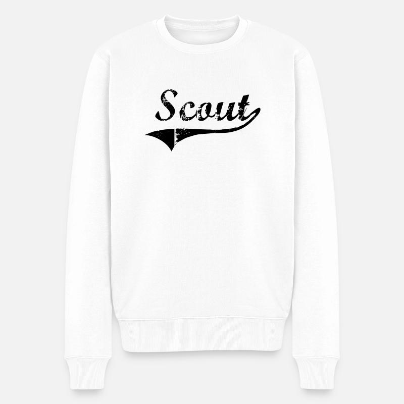 Scout - Pull Premium bio Homme - blanc