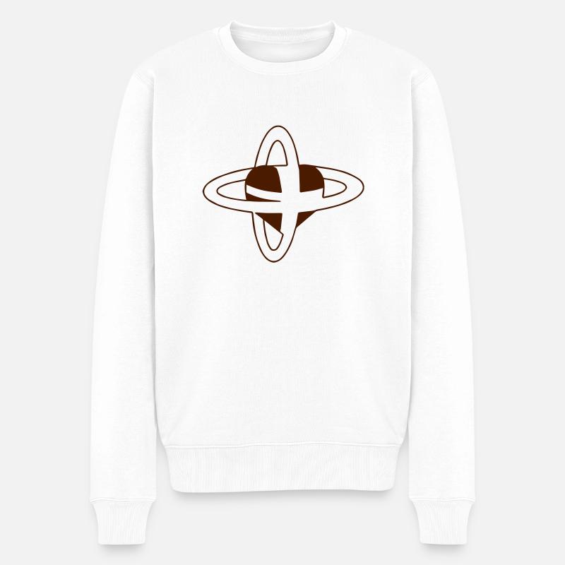 love_horse_ball4 - Männer Premium Bio Pullover - Weiß