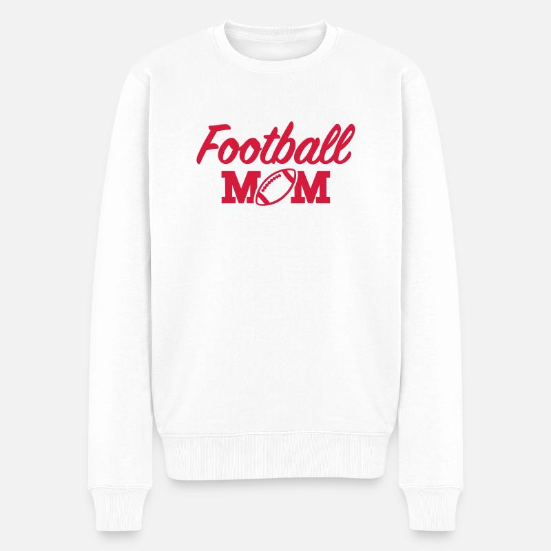 Football - Männer Premium Bio Pullover - Weiß