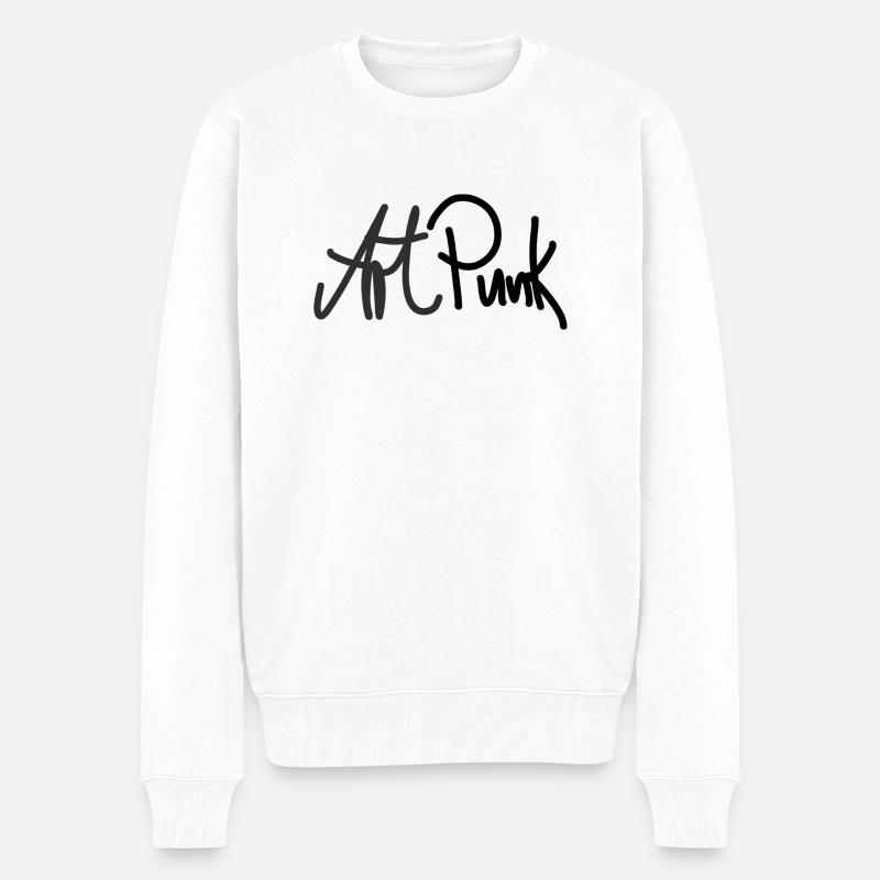 Punk - Pull Premium bio Homme - blanc