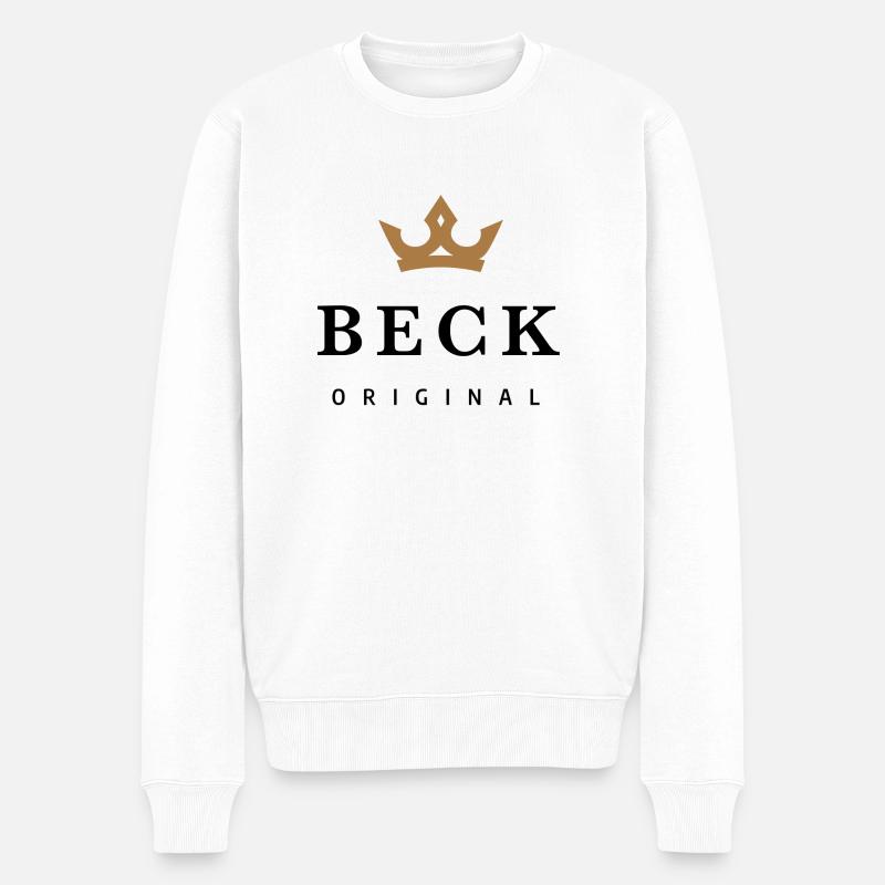 Beck - Pull Premium bio Homme - blanc