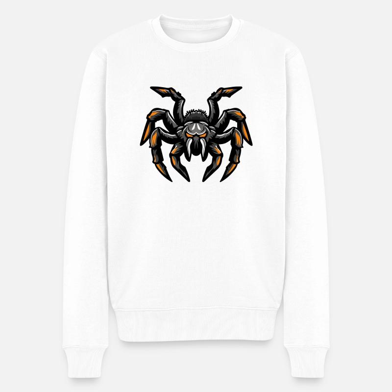 araignée - Pull Premium bio Homme - blanc