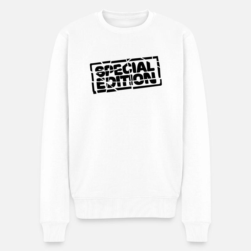 special_edition_grunge_pa1 - Männer Premium Bio Pullover - Weiß