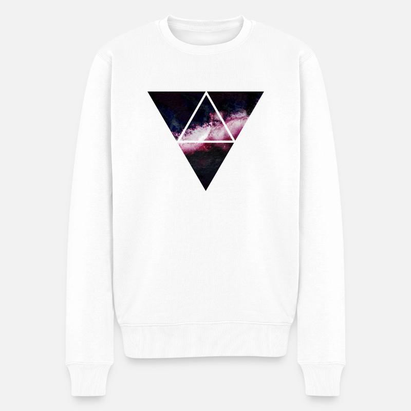 triangle galaxy galaxie du triangle - Pull Premium bio Homme - blanc