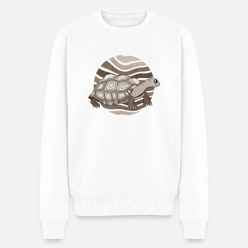 Tortue - Pull Premium bio Homme - blanc