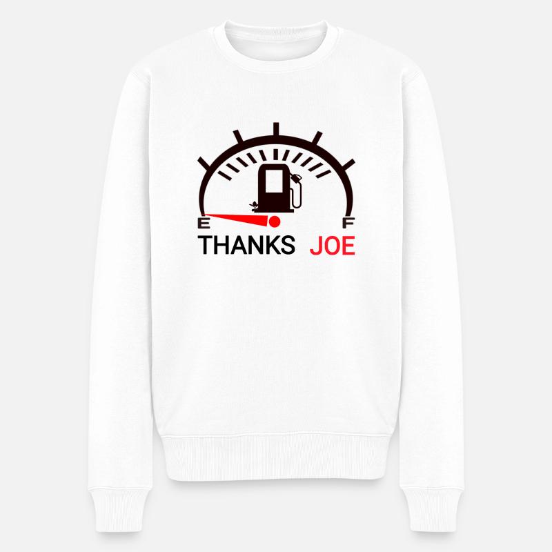 Joe rouge - Pull Premium bio Homme - blanc
