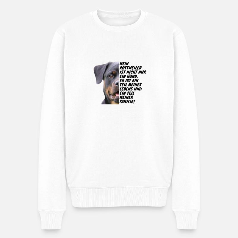 Familie - Männer Premium Bio Pullover - Weiß