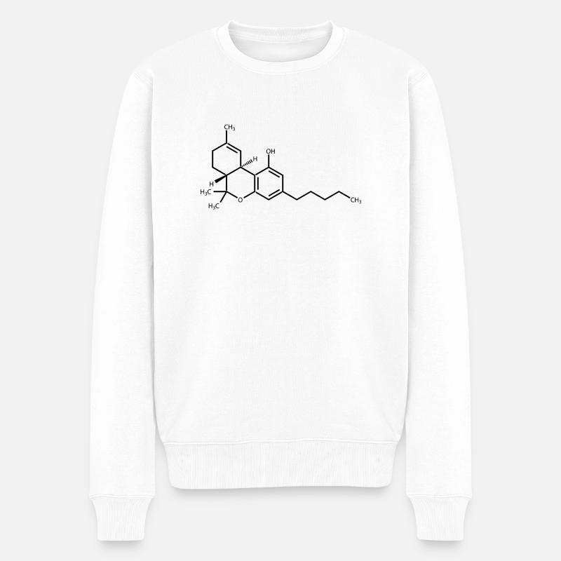 THC black - Pull Premium bio Homme - blanc