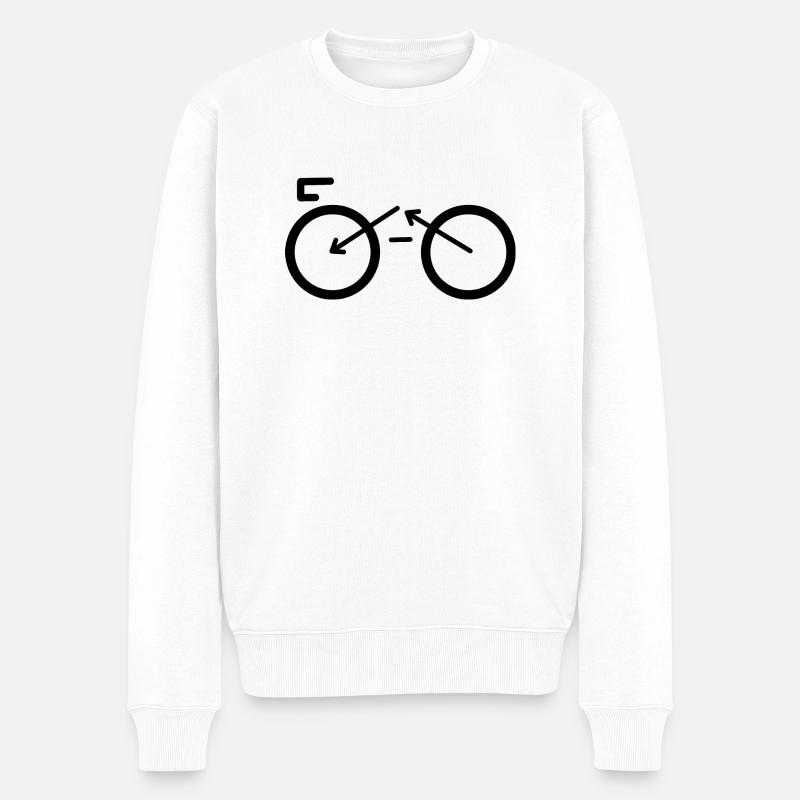 Vélo formes - Pull Premium bio Homme - blanc