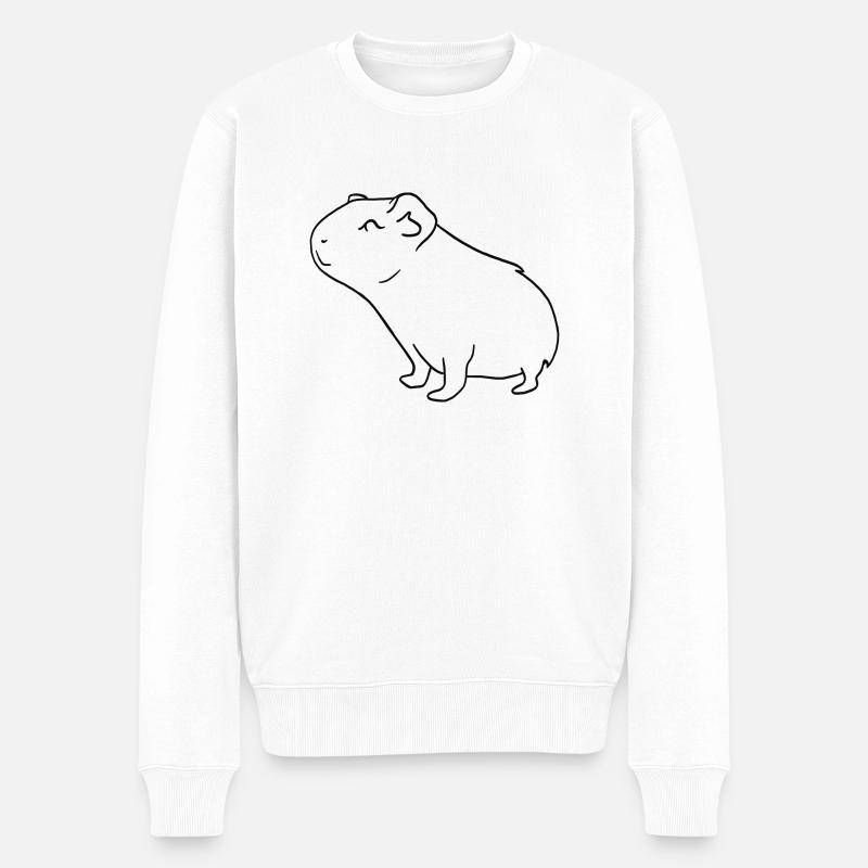 Cobaye - Pull Premium bio Homme - blanc