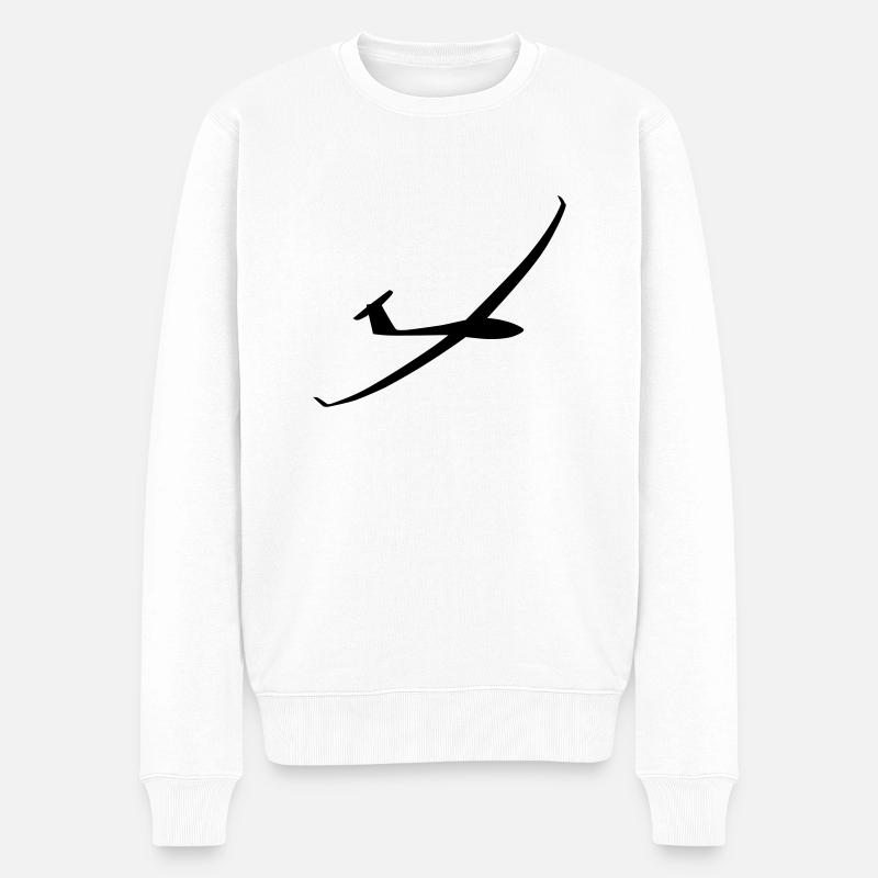 Discus 2c - Männer Premium Bio Pullover - Weiß