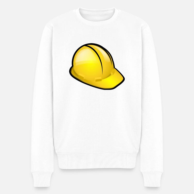 casque - Pull Premium bio Homme - blanc