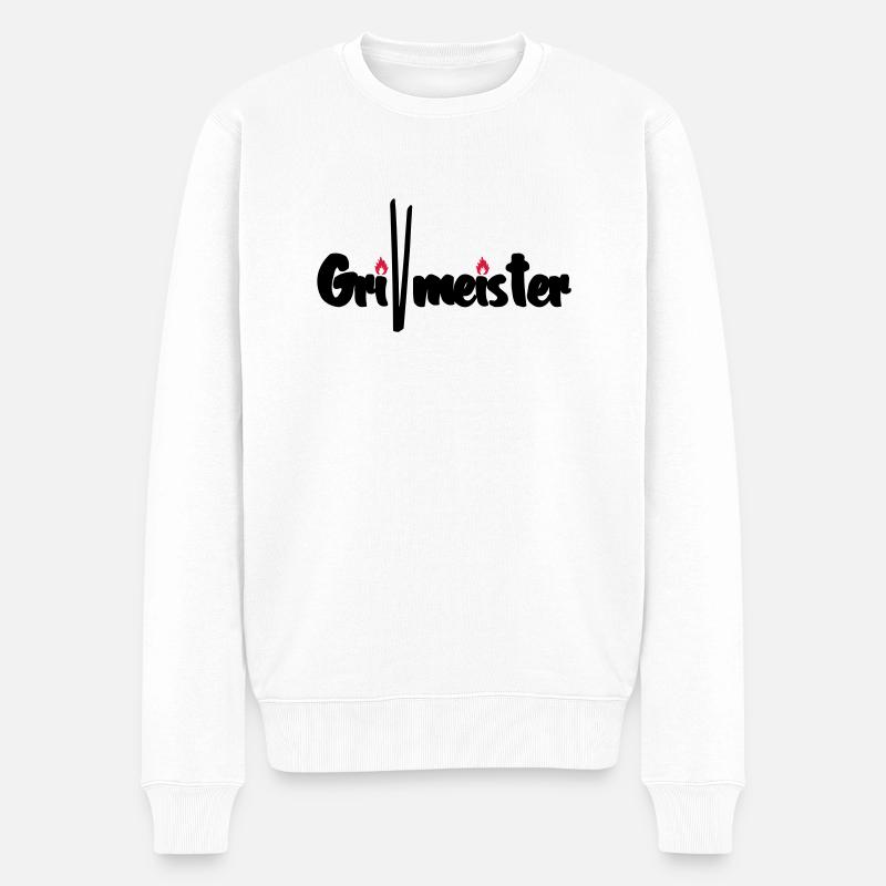 Maître de gril - Pull Premium bio Homme - blanc