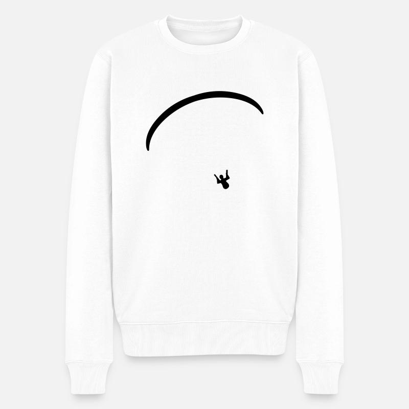 Paragliding - Pull Premium bio Homme - blanc