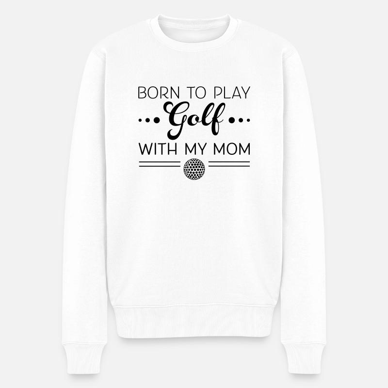 Golf - Männer Premium Bio Pullover - Weiß