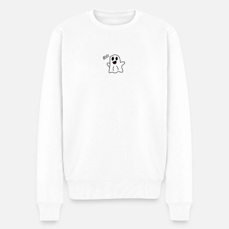 Geist - Männer Premium Bio Pullover - Weiß