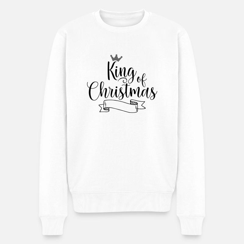 Roi de Noël - Pull Premium bio Homme - blanc