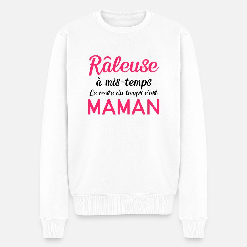 Maman râleuse - Pull Premium bio Homme - blanc