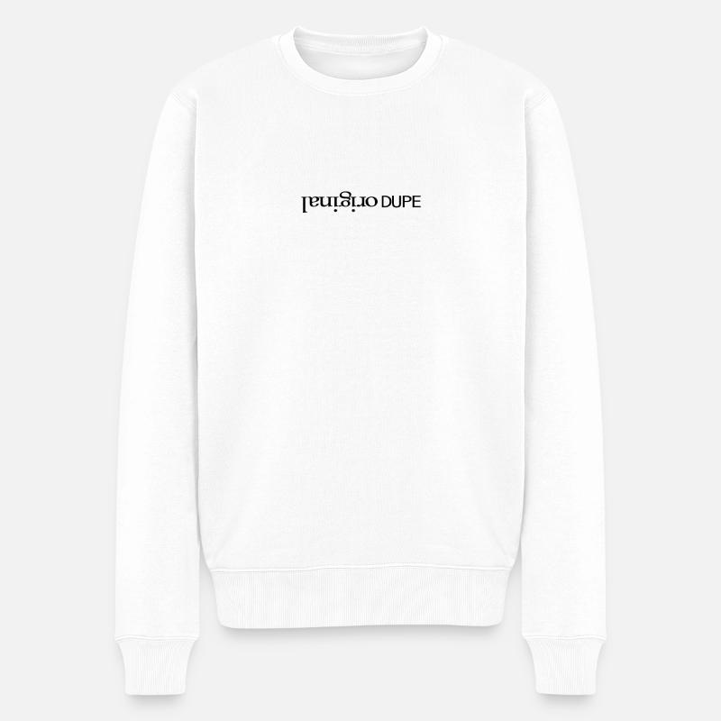 Dupe Original - Pull Premium bio Homme - blanc