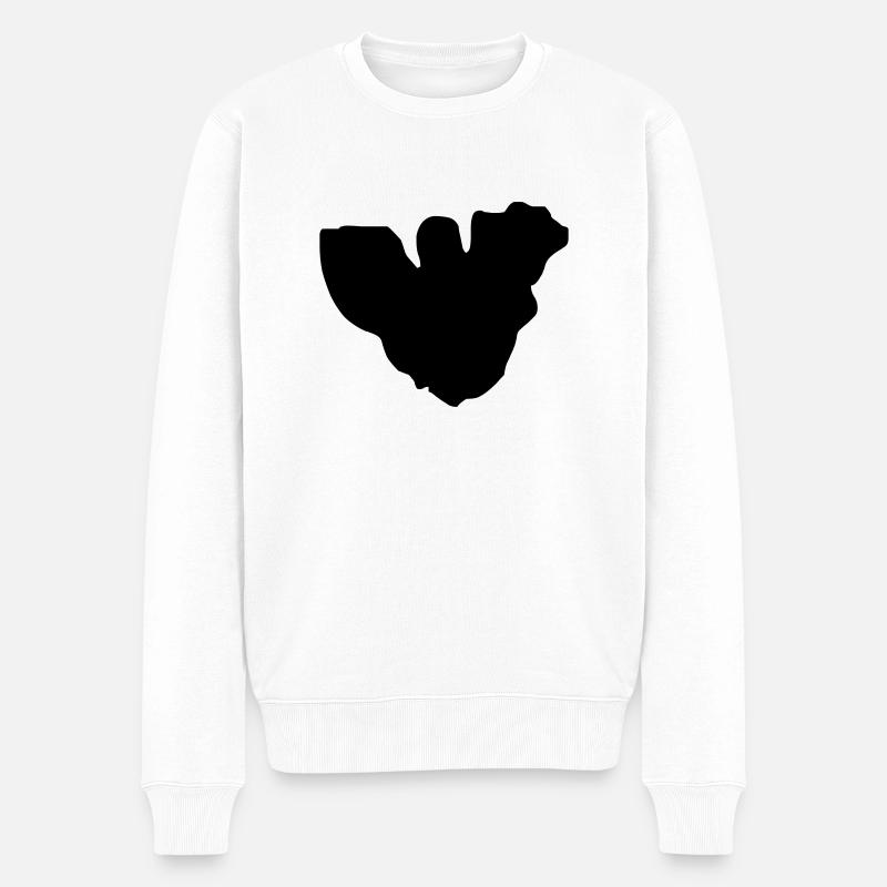 moorea map - Pull Premium bio Homme - blanc