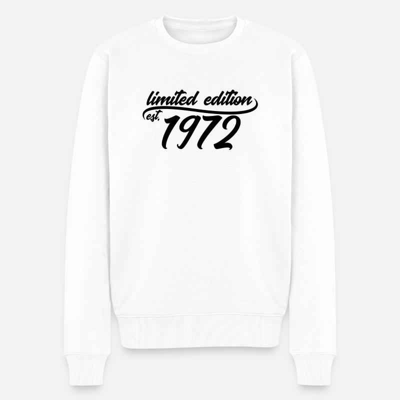Limited Edition 1972 is - Pull Premium bio Homme - blanc