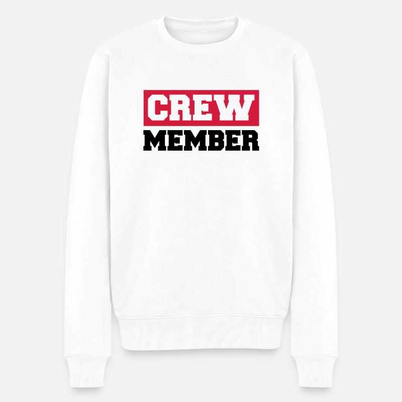 crew_member2 - Pull Premium bio Homme - blanc