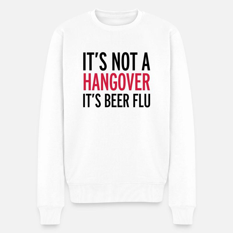 Beer - Männer Premium Bio Pullover - Weiß
