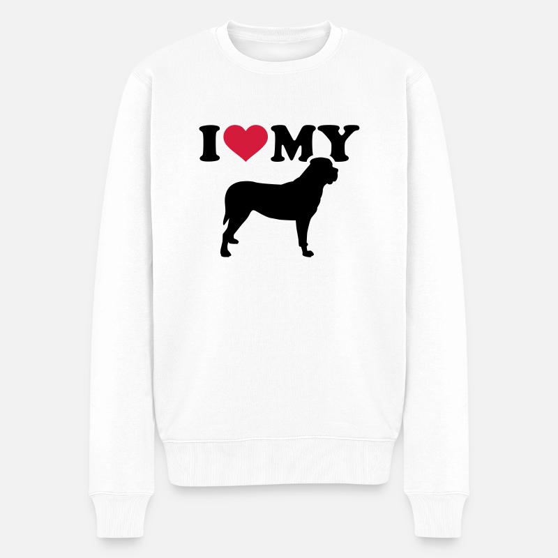 Mastiff - Pull Premium bio Homme - blanc