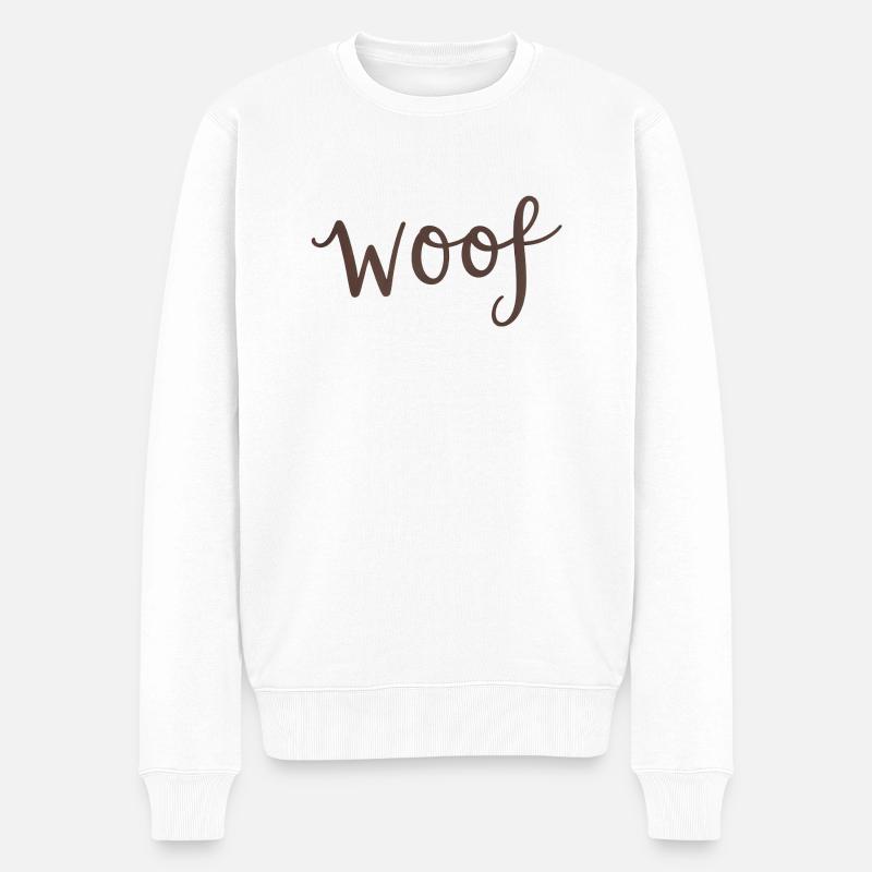 Trame - Pull Premium bio Homme - blanc