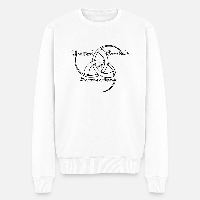 logo uba v3210 - Pull Premium bio Homme - blanc
