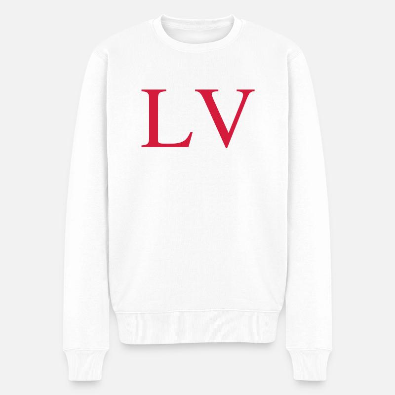 55 - Männer Premium Bio Pullover - Weiß