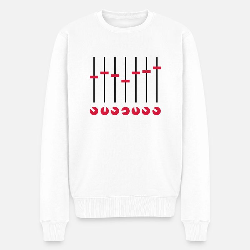 mixing_f2 - Pull Premium bio Homme - blanc