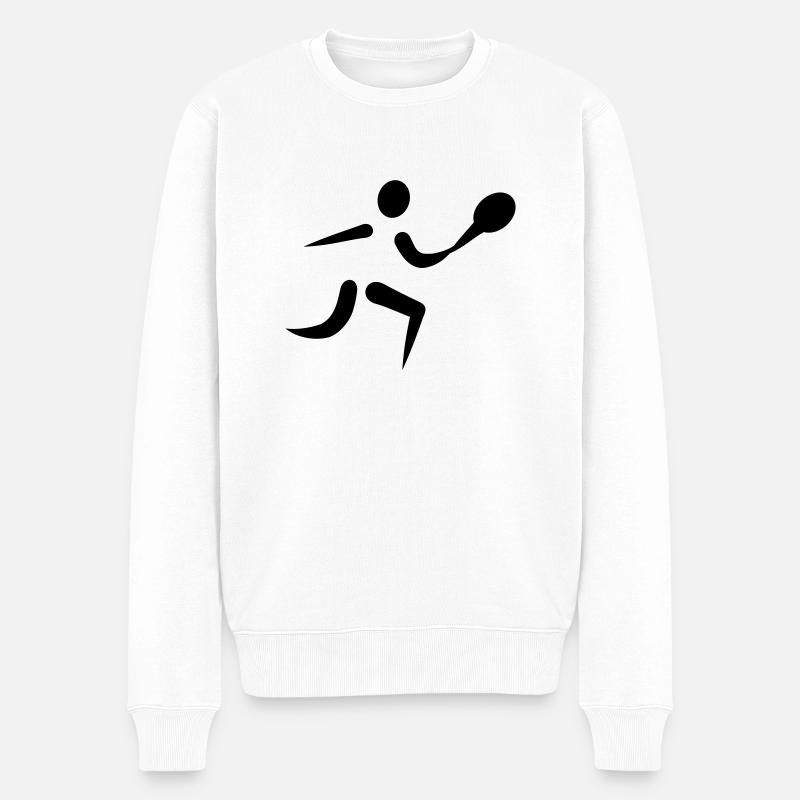 Tennis - Pull Premium bio Homme - blanc