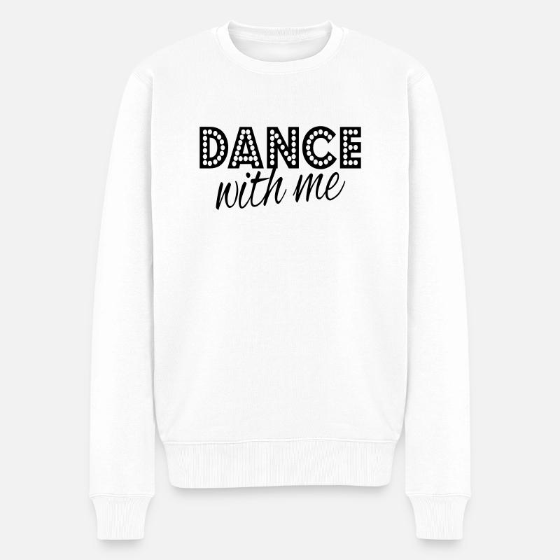 dance with me - Pull Premium bio Homme - blanc